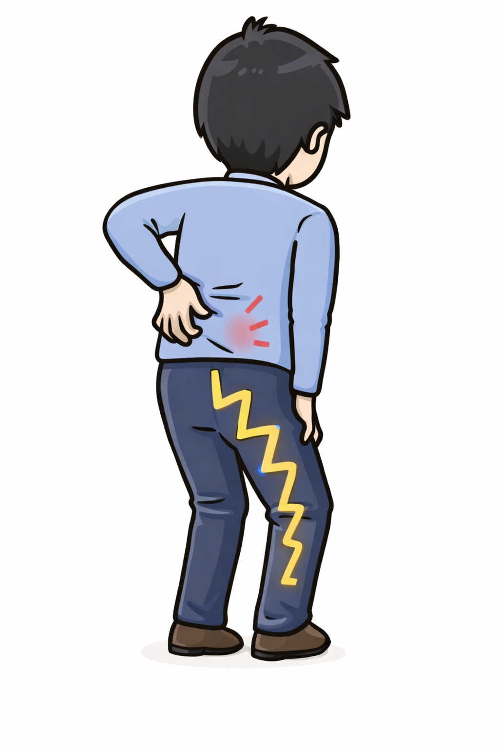 坐骨神経痛の図